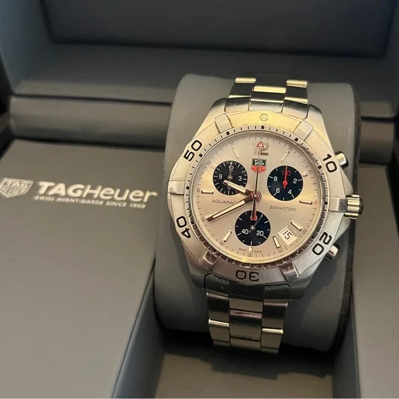 TAG HEUER AQUARACER PRO SWISS CHRONOGRAPH WATCH | 42mm | LIKE NEW IN PACKAGING! - Picture 2 of 14